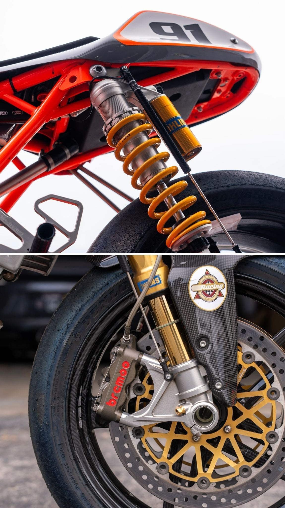 Motorcycle with aftermarket exhaust installed in South Florida