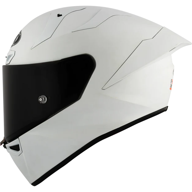 crystal motorcycle helmet KYT- KX-1 Race GP-Plain Crystal White Matte – Top Pro Motorsports