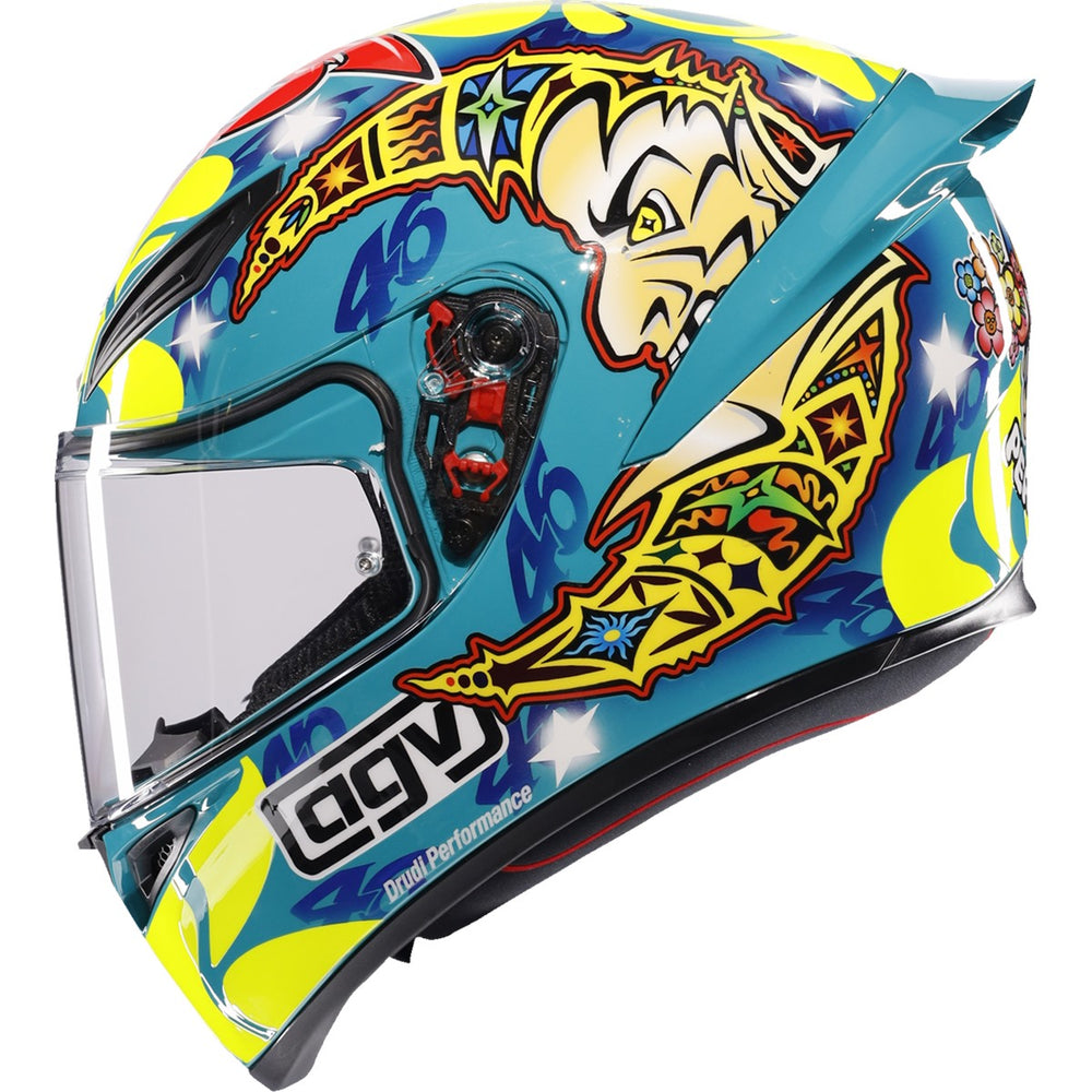 AGV K1 S Full-Face Helmet – Rossi Mugello 1999 Replica | DOT/ECE Racing Helmet with Legendary Graphics
