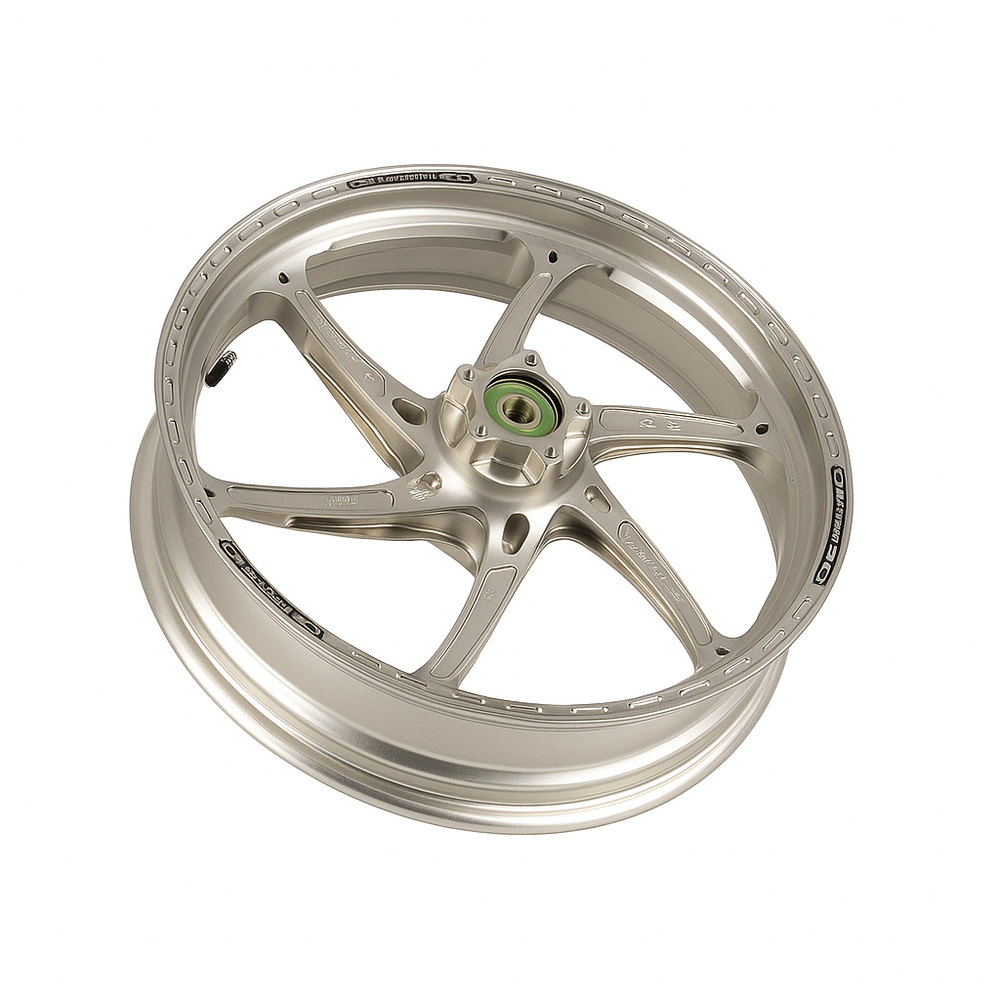OZ Racing - GASS Aluminum 6 Spoke Front Wheel - Titanium - Suzuki GSXR600/750/1000 - H3005SU3501T