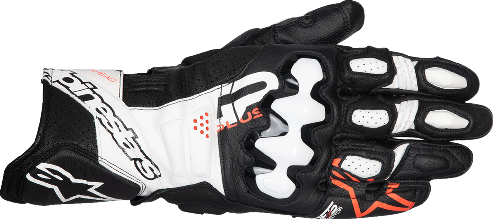 Alpinestars GP Plus R v3 Leather Gloves – Black / White / Red