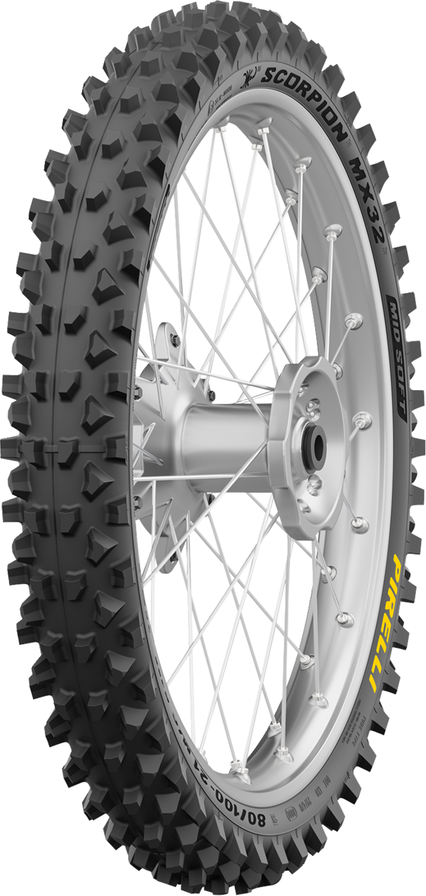 Pirelli Scorpion MX32 Mid-Soft Tire – 80/100-21 51M Front