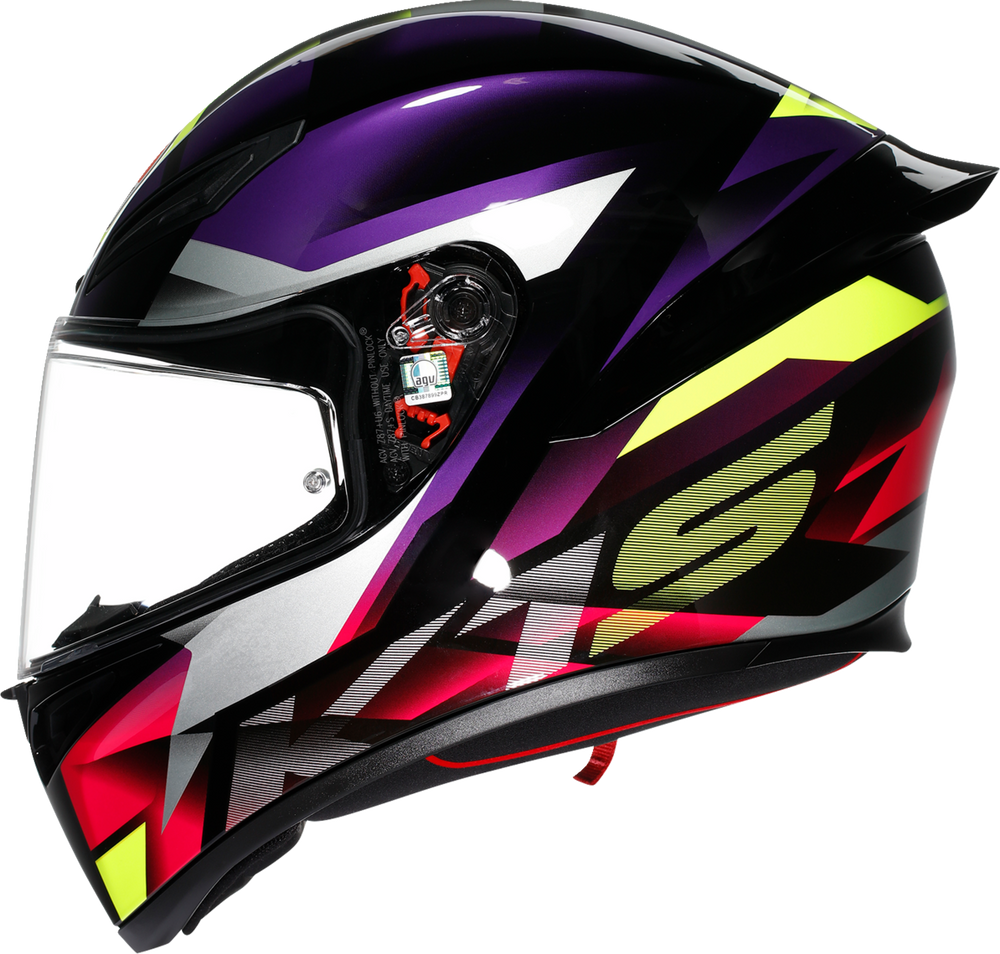 AGV K1 S Fastlap Helmet Black/Purple/Pink