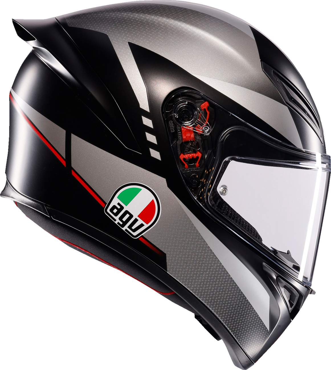 
                  
                    AGV K1 S Lap Helmet – Matte Black/Grey/Red
                  
                