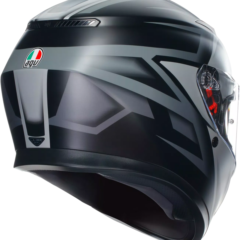 
                  
                    AGV K3 COMPOUND MATTE GREY/BLACK HELMET
                  
                