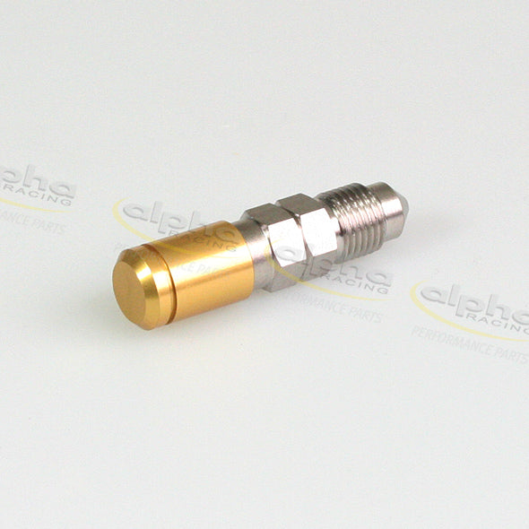 Bleeding valve M10 x1, 14 mm, gold