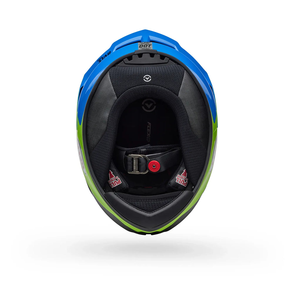 
                  
                    Bell Race Star DLX Flex Helmet-Corsa Gloss Blue/Flo Green
                  
                