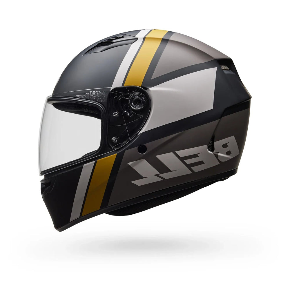 Bell Qualifier Helmet- Chasm Gloss Black/Amber Gold