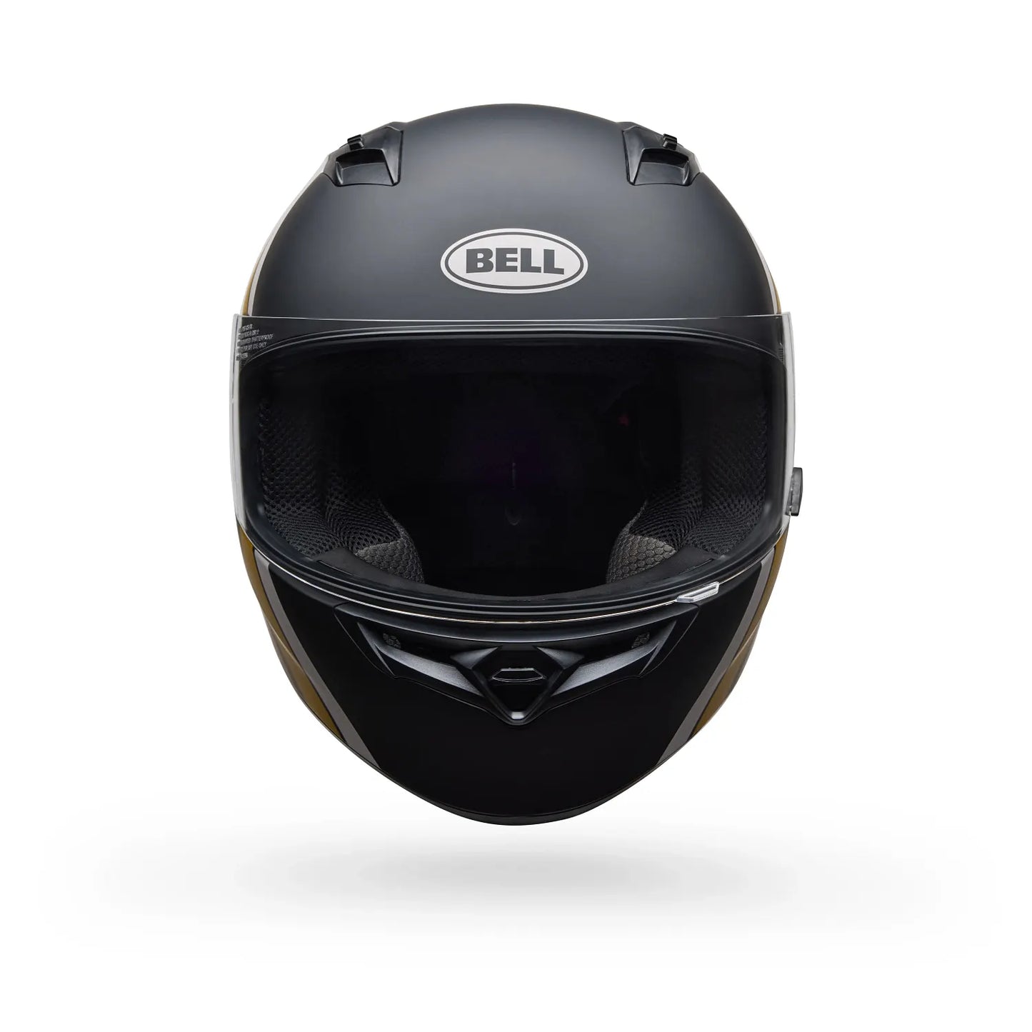 
                  
                    Bell Qualifier Helmet- Chasm Gloss Black/Amber Gold
                  
                