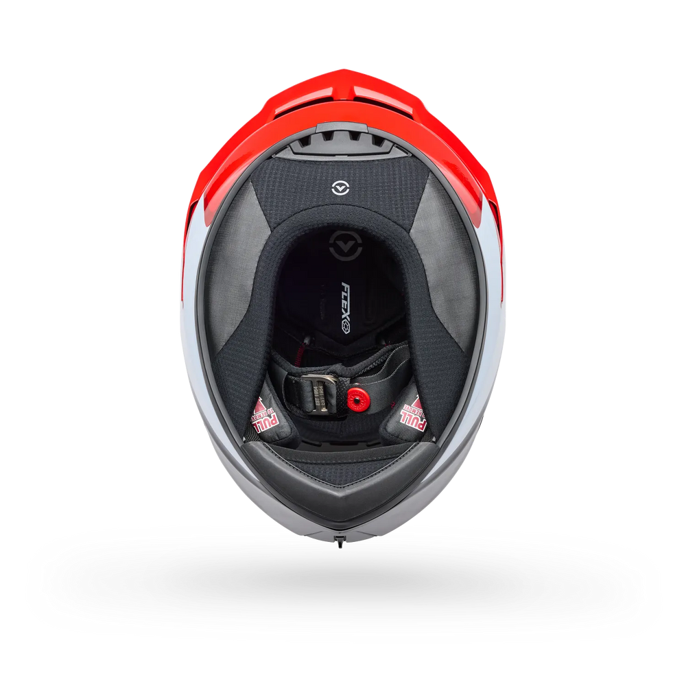 
                  
                    Bell Race Star DLX Flex Helmet-Red/White Fluid
                  
                