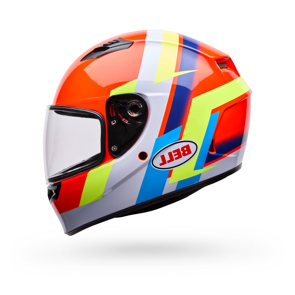 Bell Helmet Qualifier- Orange/Blue Vibe