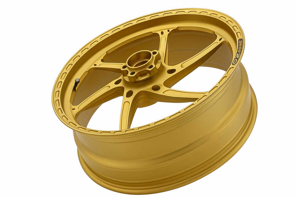 OZ Racing - GASS Aluminum 6 Spoke Front Wheel - Matte GOLD - Ducati 1199 (2012-2013) - H3010DU35Z1G