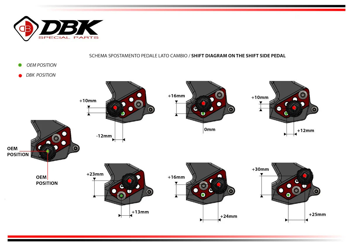 
                  
                    Ducabike DBK PRV201 Panigale V2 MY25 Adjustable Rearsets
                  
                