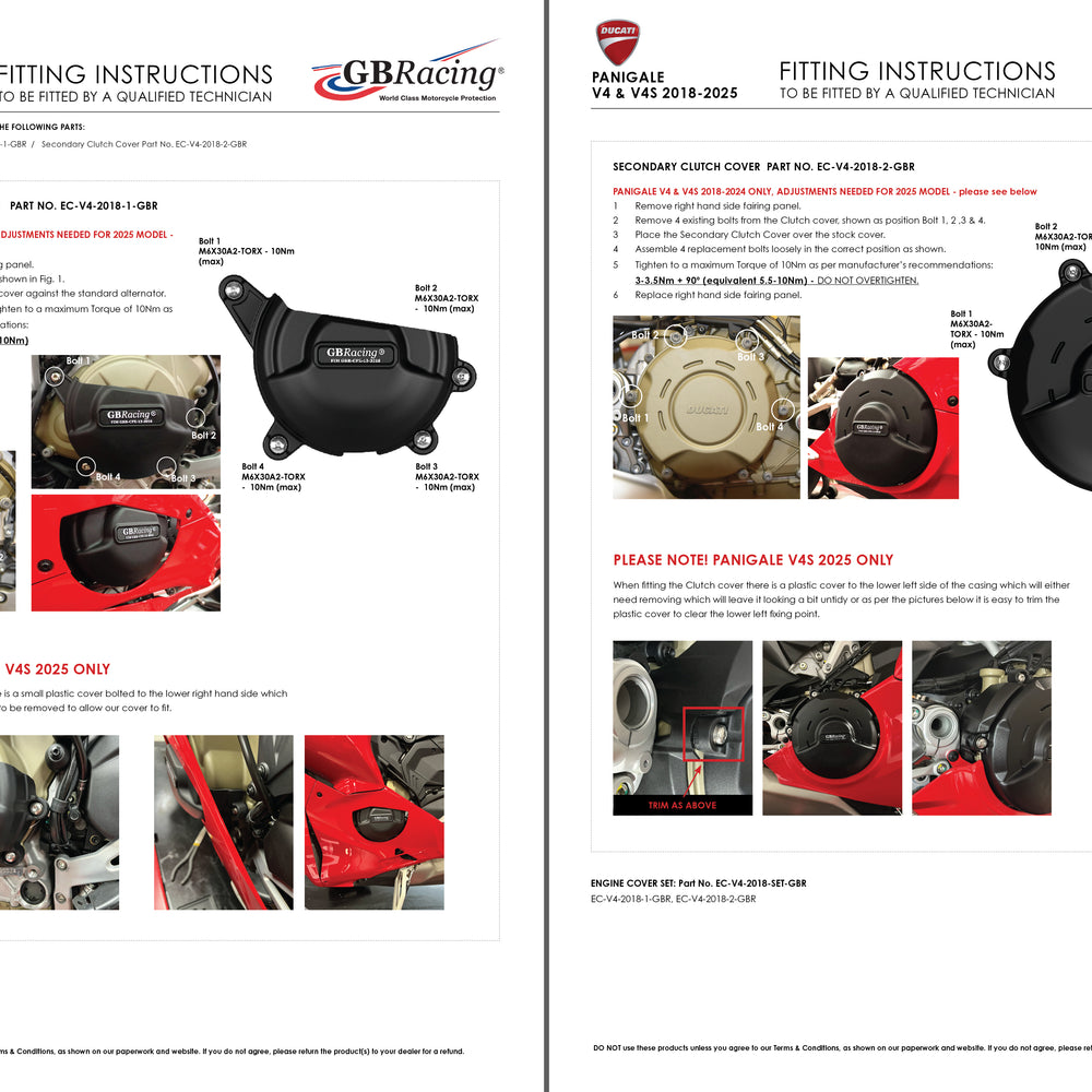 
                  
                    GB Racing Ducati Panigale V4/S Engine Cover Set (2025+)
                  
                