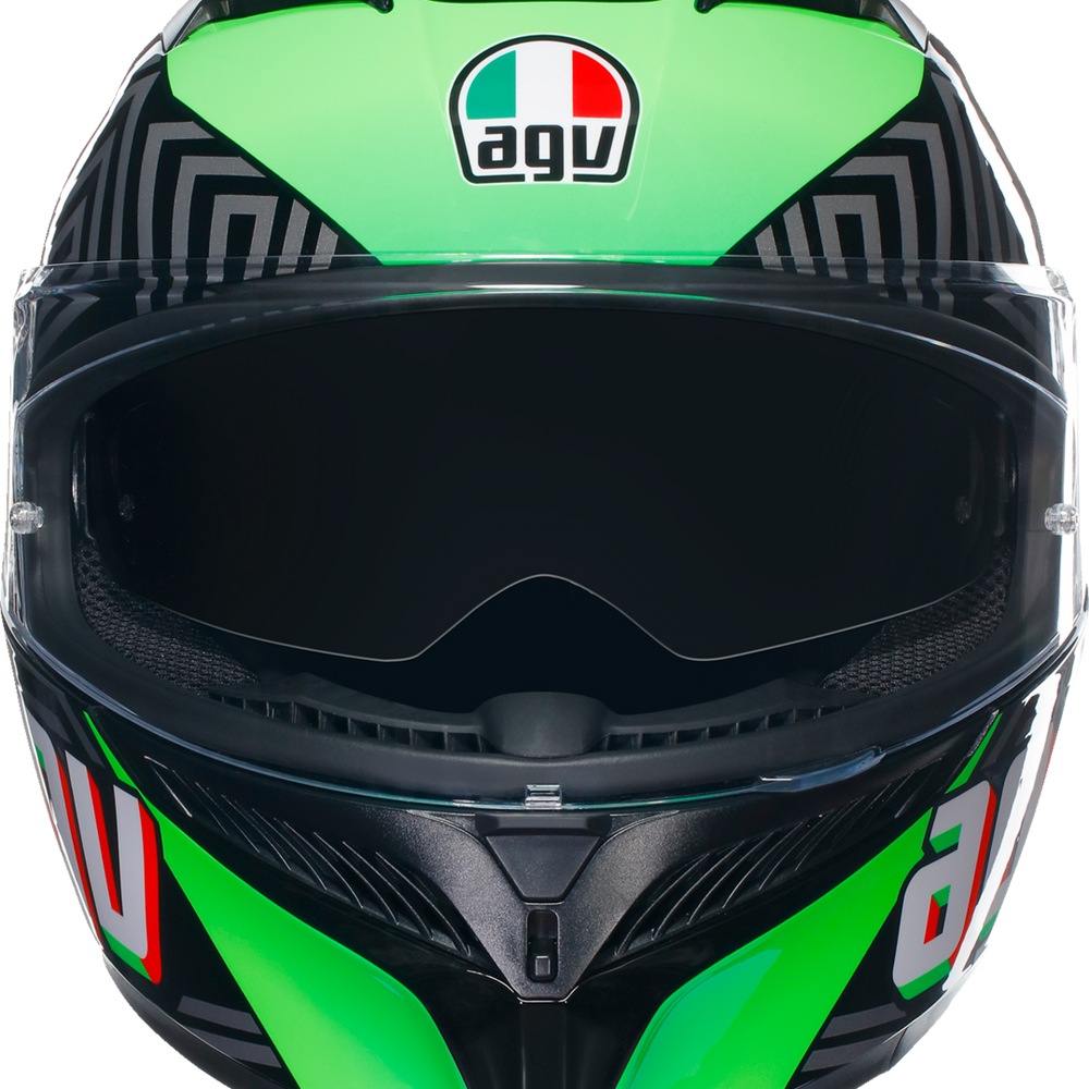 
                  
                    AGV K3 KAMLEON BLACK/RED/GREEN HELMET
                  
                