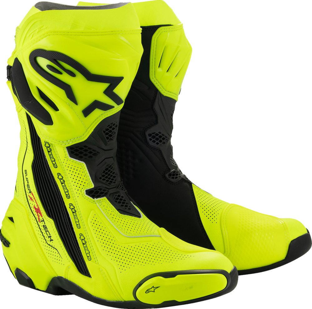 Alpinestars Supertech R Vented Boots – Yellow Fluo/Black
