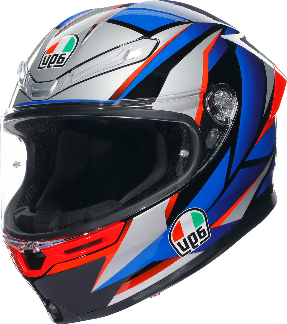 AGV K6S SLASHCUT BLACK/BLUE/RED HELMET