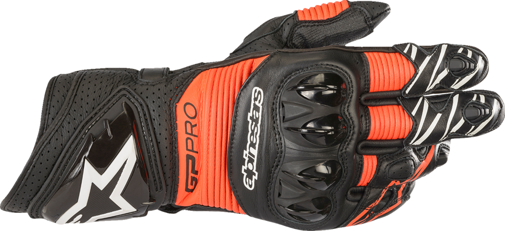 Alpinestars GP Pro RS3 Leather Gloves – Black/Red