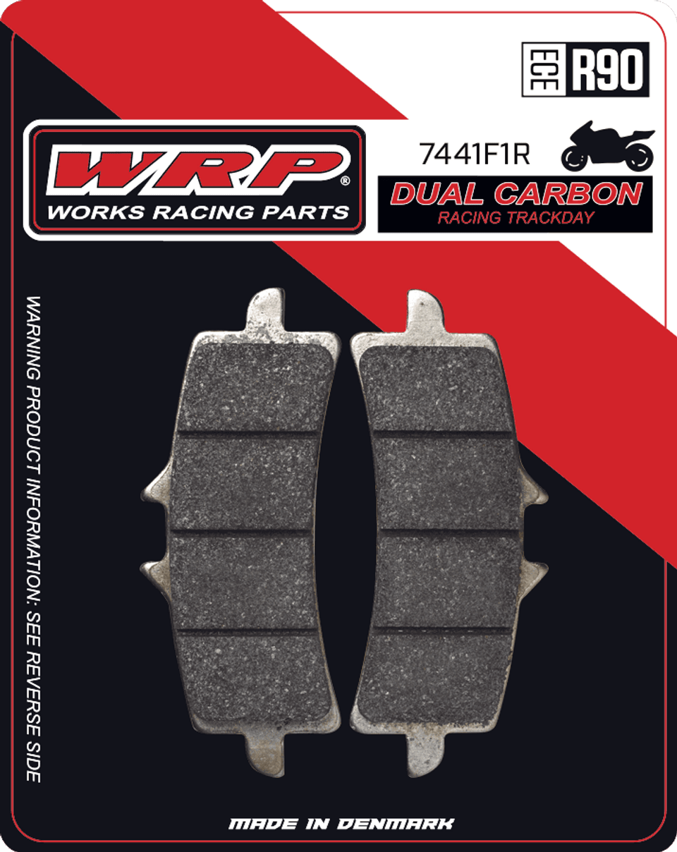 WRP Brake Pads Dual Carbon Racing / Trackday 7441 F1R - Front (2/pc)
