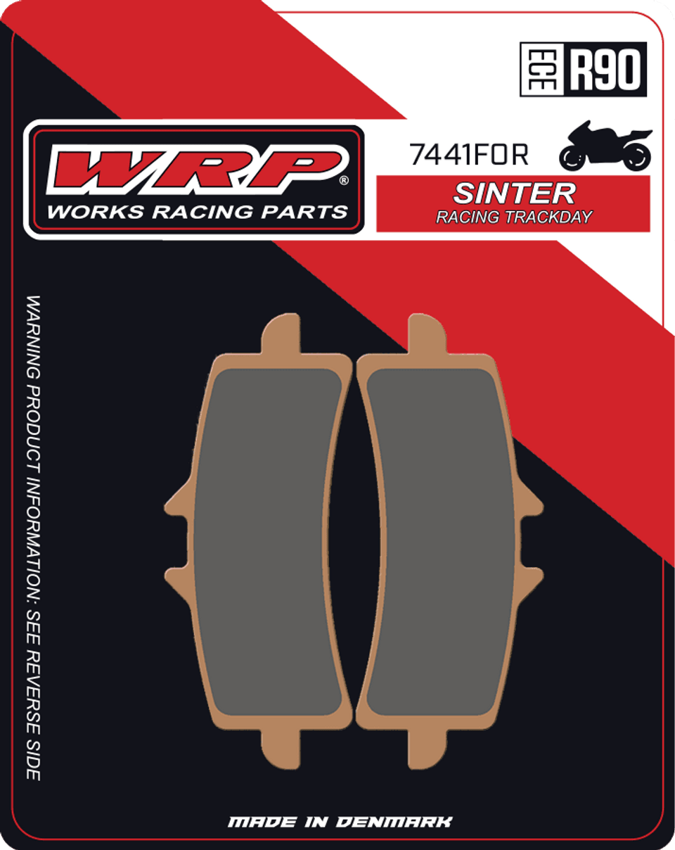 WRP Brake Pads Sinter Racing / Trackday 7441 F0R - Front (2/pc)