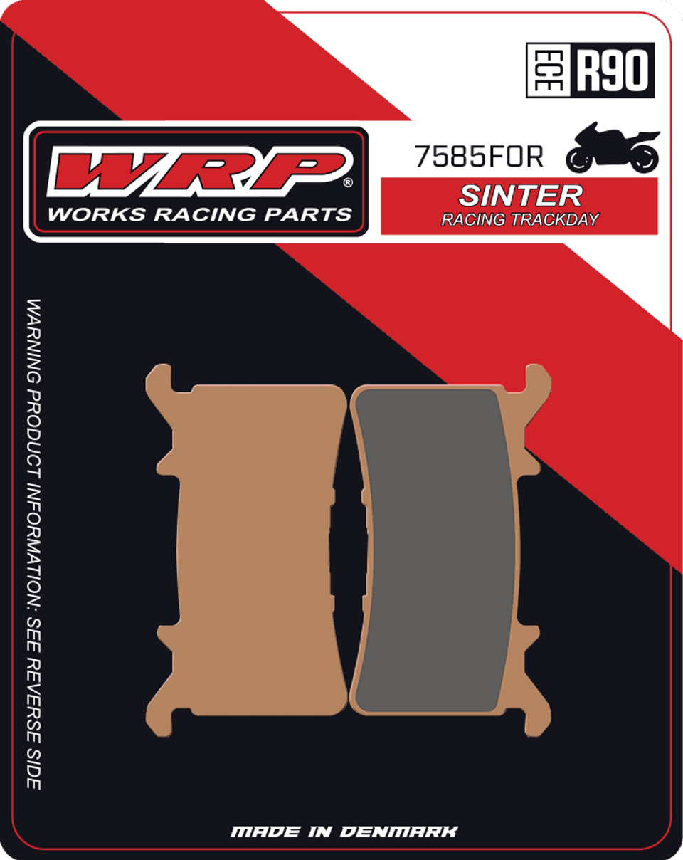 WRP Brake Pads Sinter Racing / Trackday 7585 F0R - Front (2/pc)