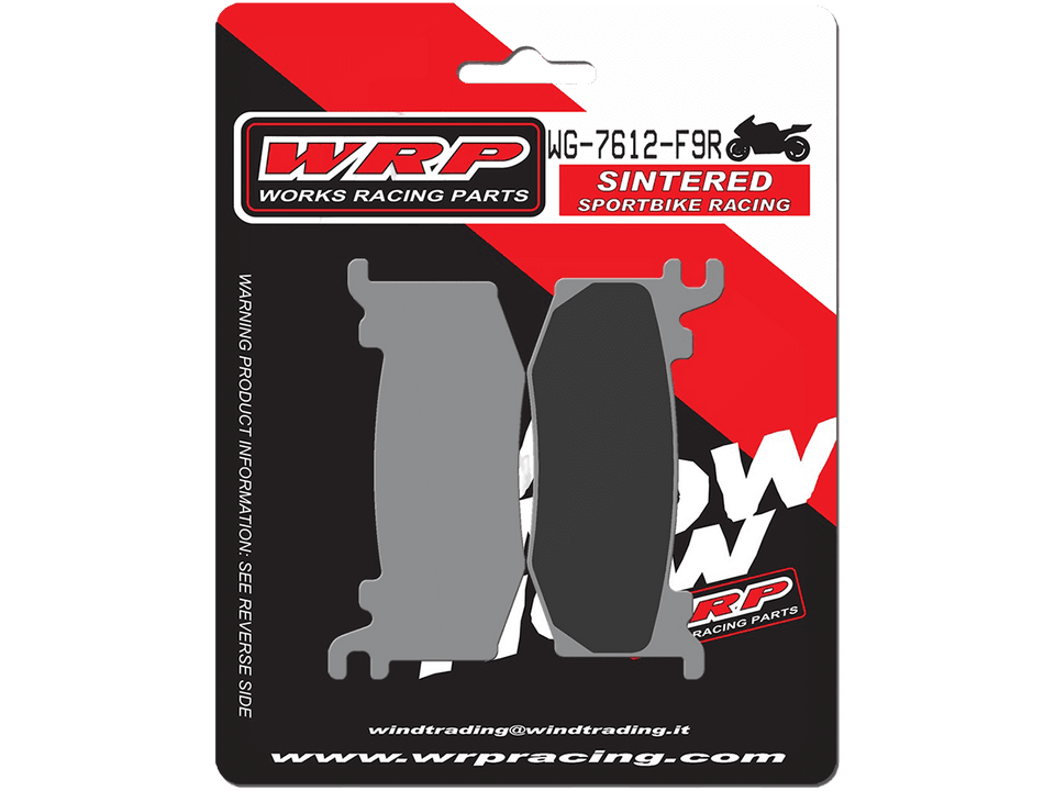 WRP Brake Pads Dual Sinter DS Racing Superbike 