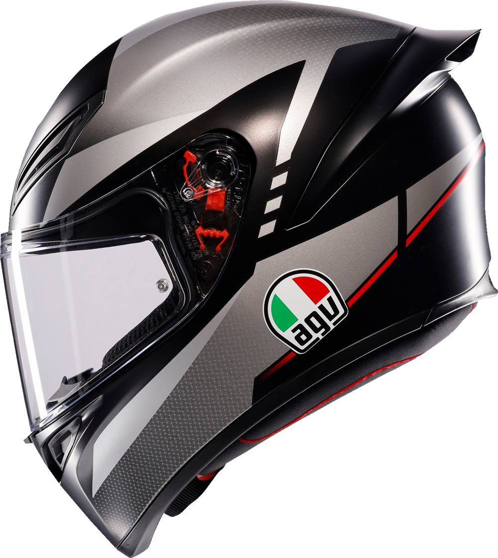 AGV K1 S Lap Helmet – Matte Black/Grey/Red