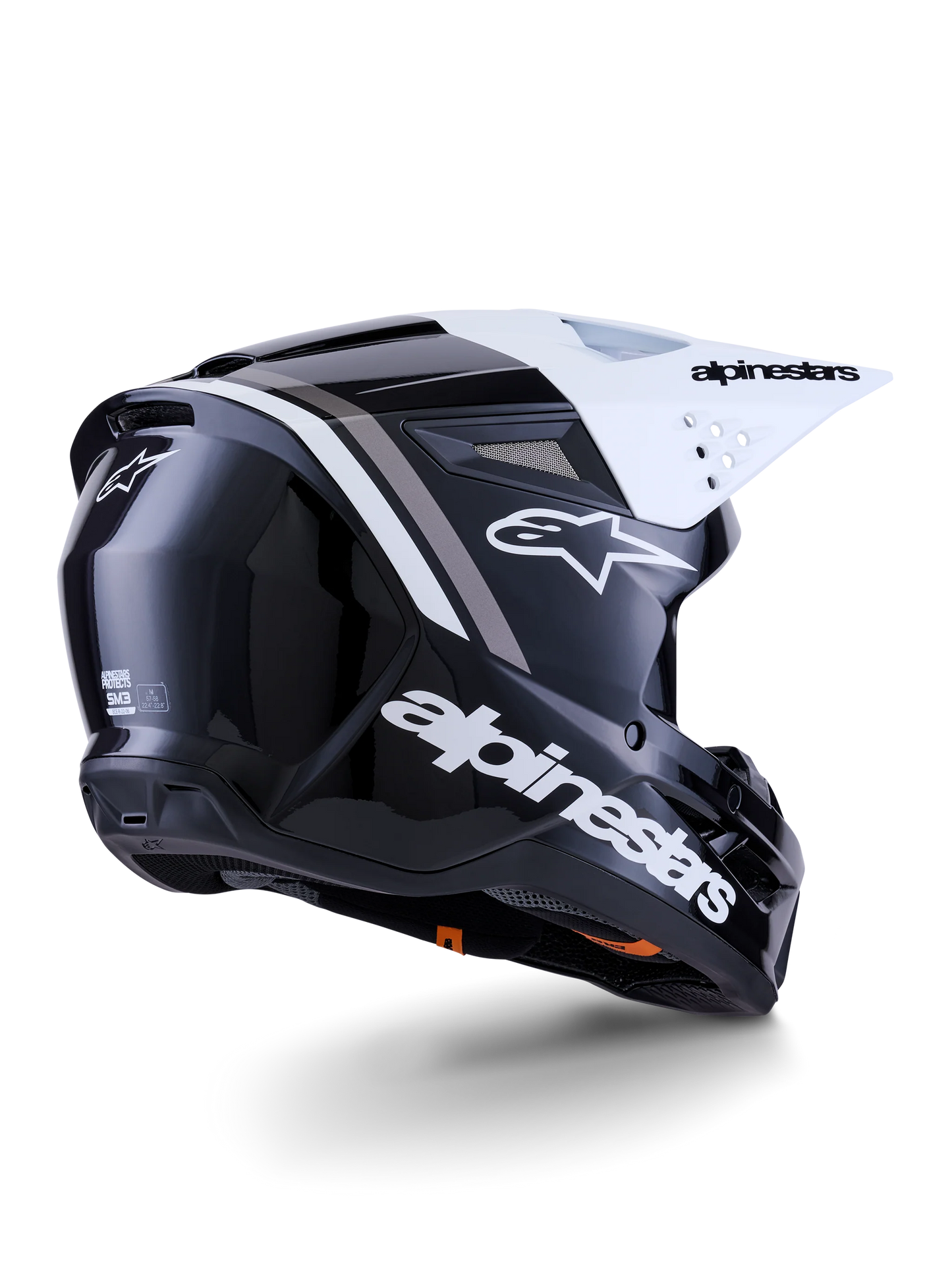 
                  
                    Alpinestars SM3 Helmet - Radium - Gloss Black/White/Gray
                  
                