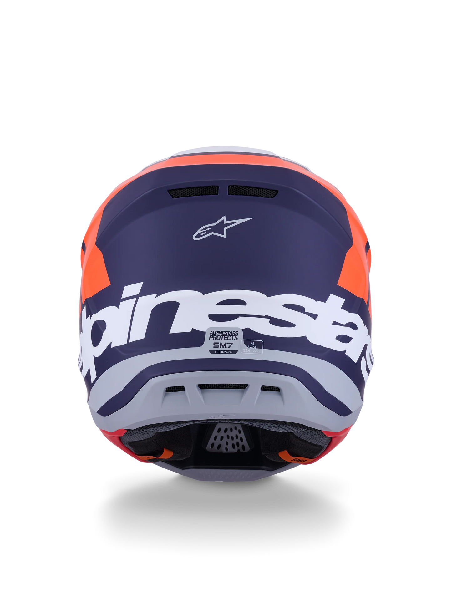 
                  
                    Alpinestars SM7 Helmet - Core - Matte Orange/Blue
                  
                