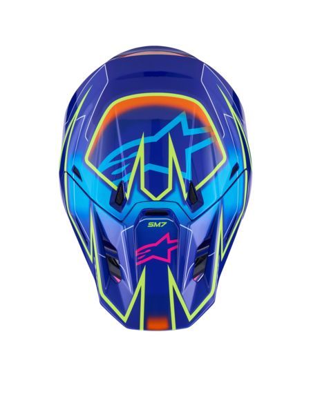 
                  
                    Alpinestars  SM7 Helmet - Cast - Gloss/Blue/Pink/Yellow Fluo
                  
                