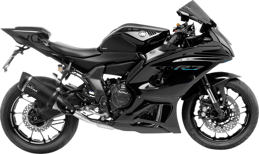 Factory Black Edition Full Exhaust System – Yamaha R7 | Stealth Performance with Race-Ready Sound