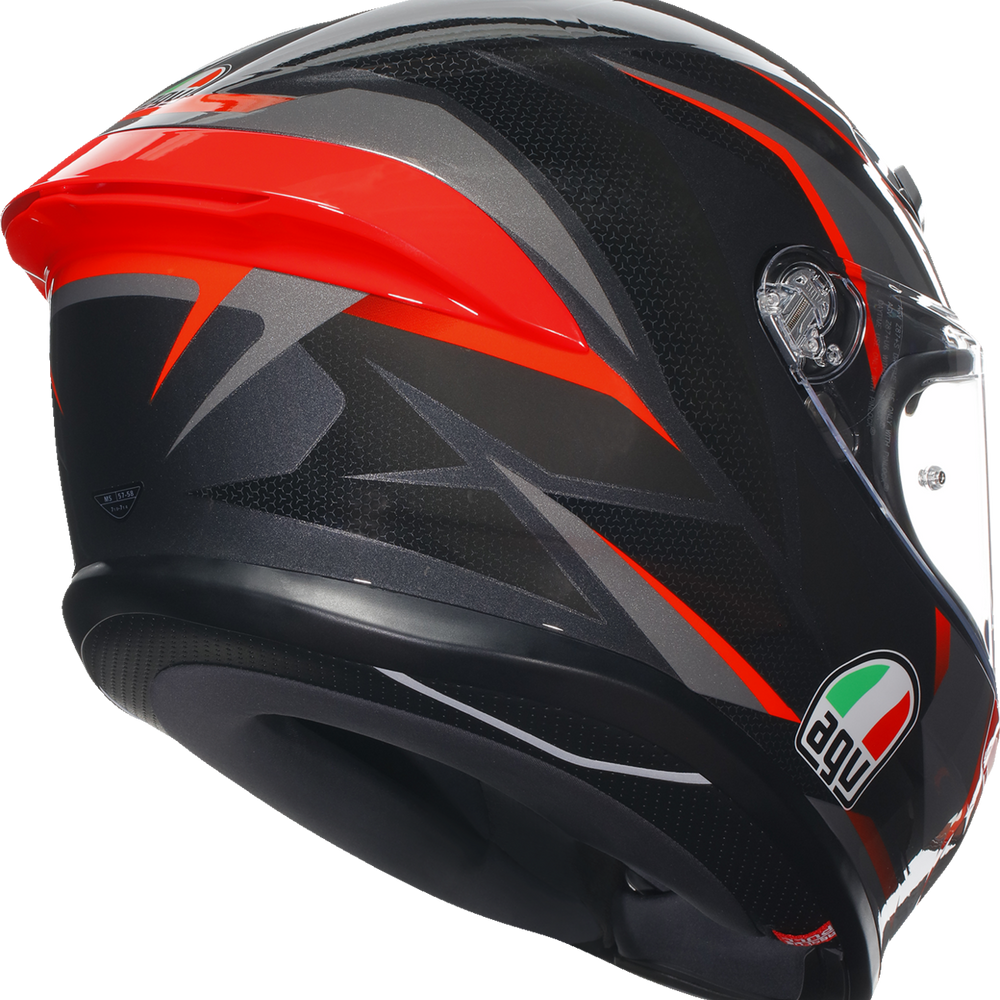 
                  
                    AGV K6S SLASHCUT BLACK/GREY/RED HELMET
                  
                