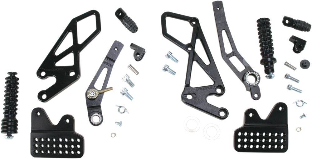 VORTEX REARSET VERSION 2 BLACK SUZUKI GSXR600 & GSXR750