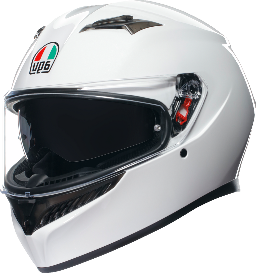 AGV K3 MONO SOLID WHITE HELMET