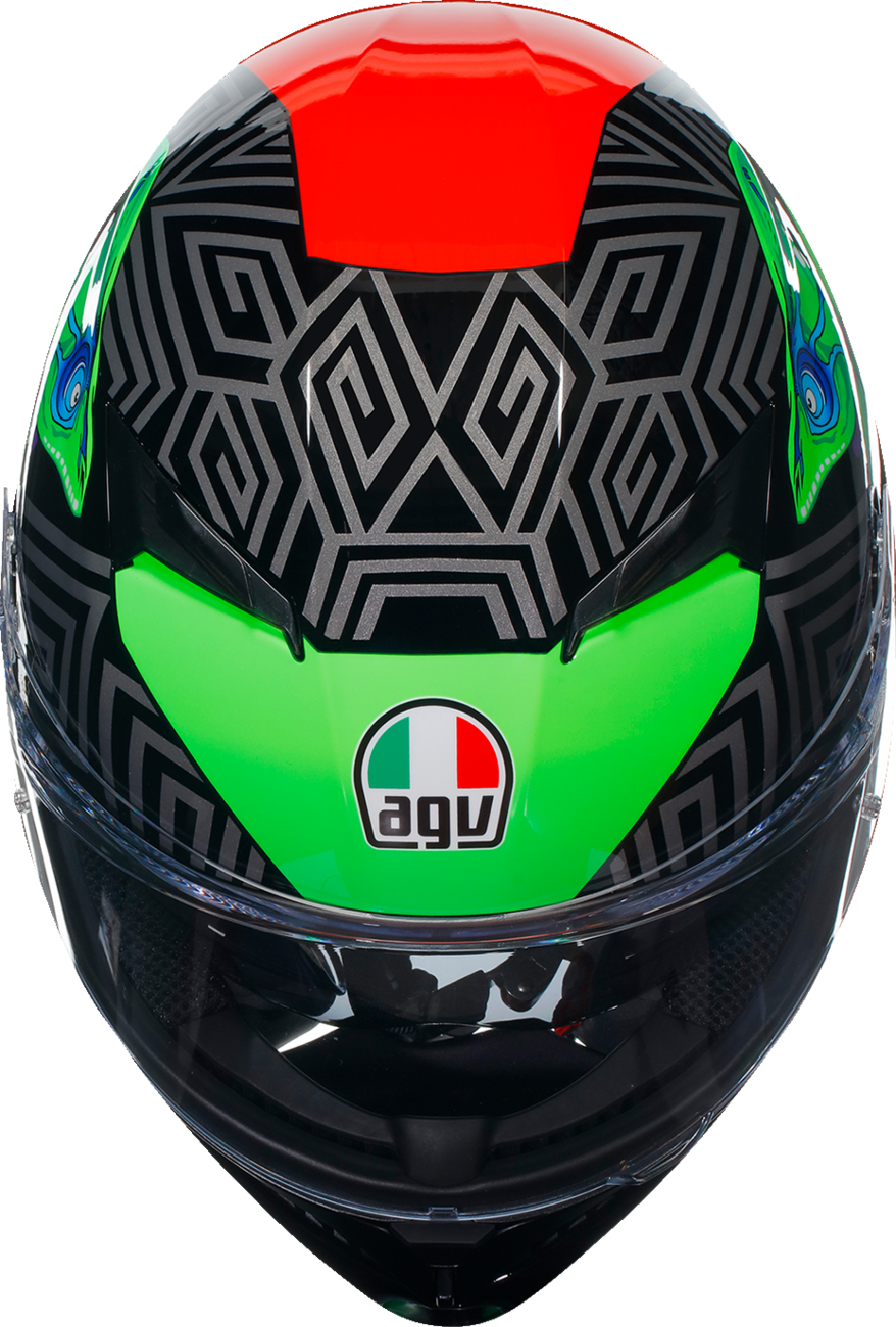 
                  
                    AGV K3 KAMLEON BLACK/RED/GREEN HELMET
                  
                