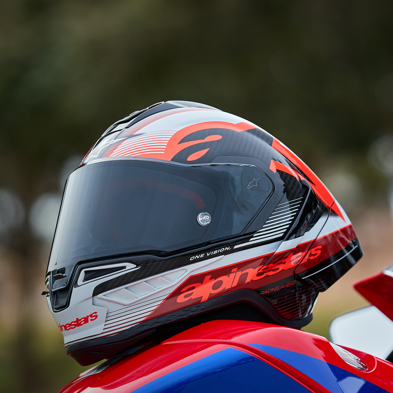 
                  
                    Alpinestars Supertech R10 Team Helmet – Carbon/Red/White
                  
                
