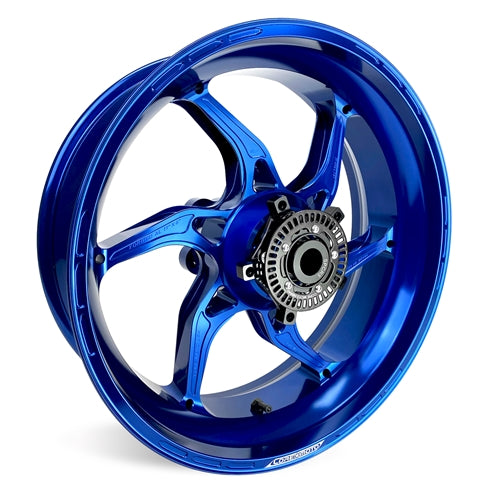 Gloss Blue Apex-6 Yamaha R1 /R1S /R1M 2015-2025 Forged Core Moto wheels