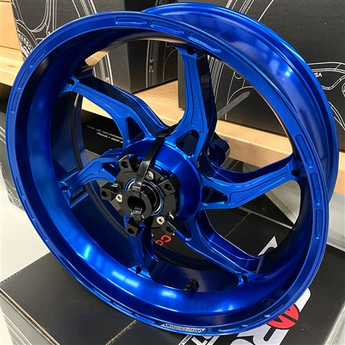 
                  
                    Gloss Blue Apex-6 Kawasaki ZX10 2016-2025 Forged Core Moto wheels
                  
                