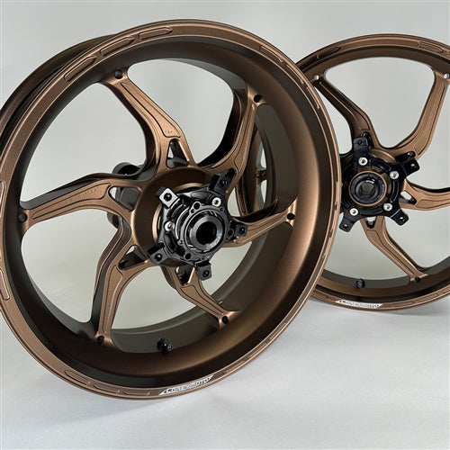 
                  
                    Satin Bronze Apex-6 Yamaha R1 /R1S /R1M 2015-2025 Forged Core Moto wheels
                  
                