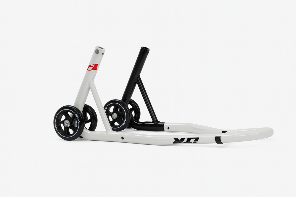 ITR Rear Stand in Iron with Swingarm Support- White