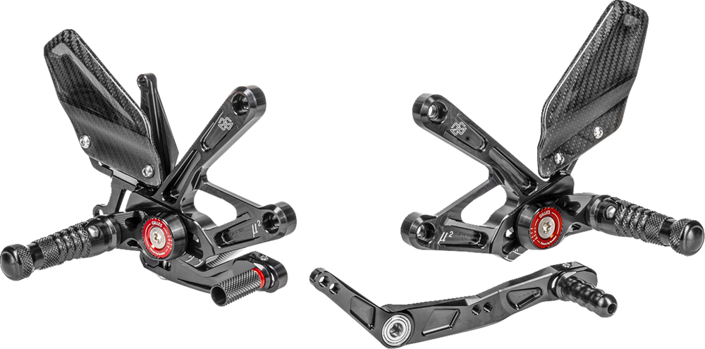 GILLES REARSETS MUE2 BLACK YAMAHA R1 & R1M 2015-2024