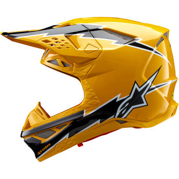 
                  
                    Alpinestars Supertech M10 Helmet - Ampress - Gloss Black/Yellow
                  
                
