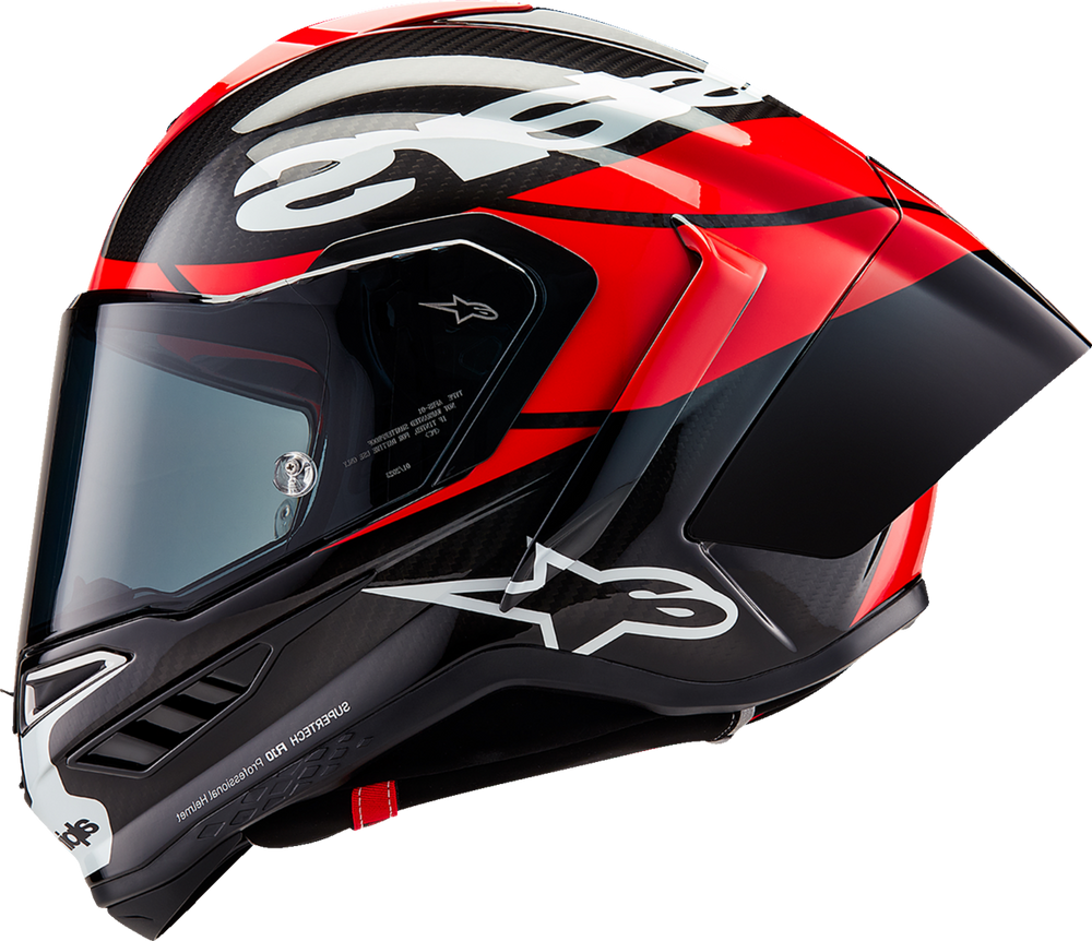 Alpinestars Supertech R10 Element Helmet – Carbon/Red/White