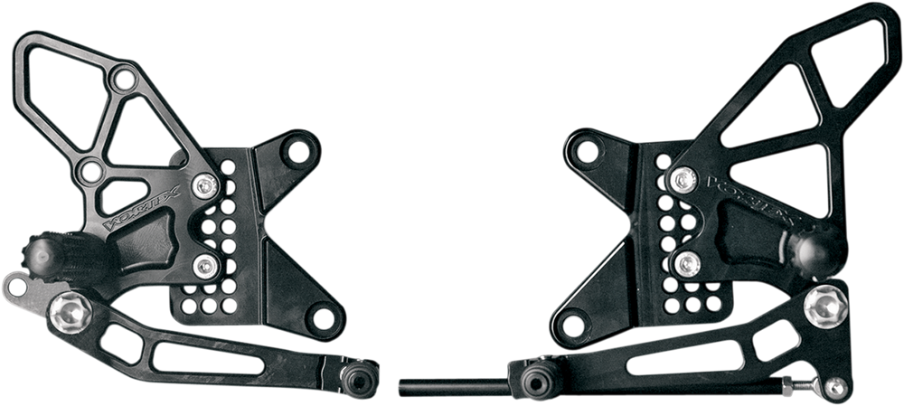 Rearsets for Kawasaki ZX-6R V2 – Adjustable CNC Racing Foot Controls