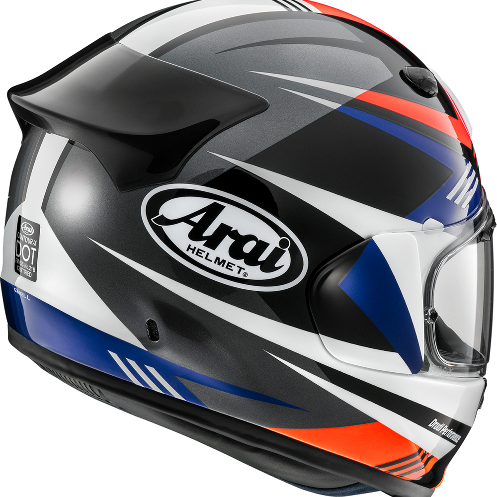 Arai Contour‑X Helmet – Mark Red – Top Pro Motorsports