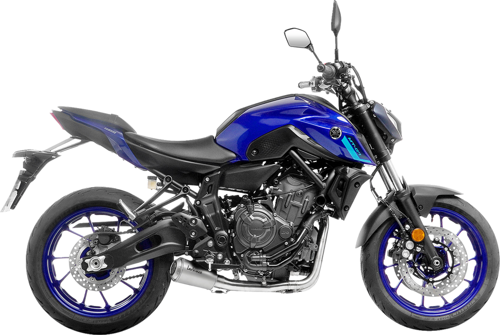 LeoVince LV-10 Stainless Steel Slip-On Exhaust – Yamaha R7 / MT-07 / XSR700 | Compact Design with Track-Born Sound