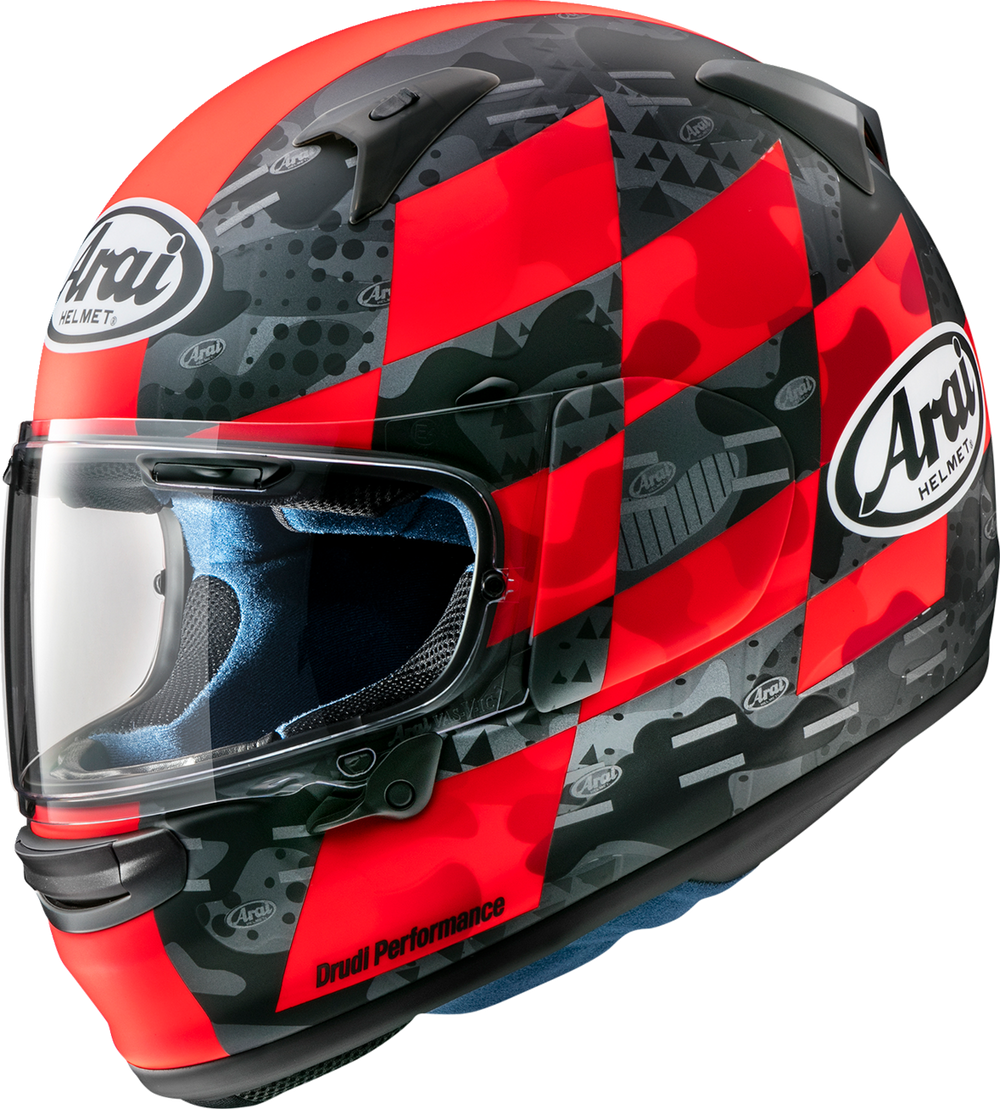ARAI REG-X PATCH FLUORSCENT RED HELMET