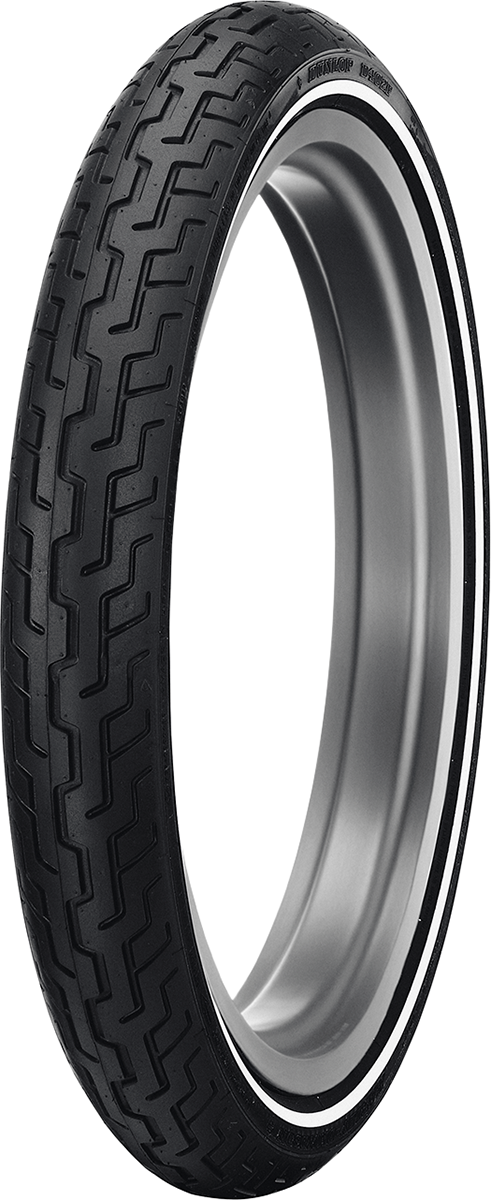 Dunlop D402 Tire – MH90-21 MWB 54H (Front, Narrow Whitewall)