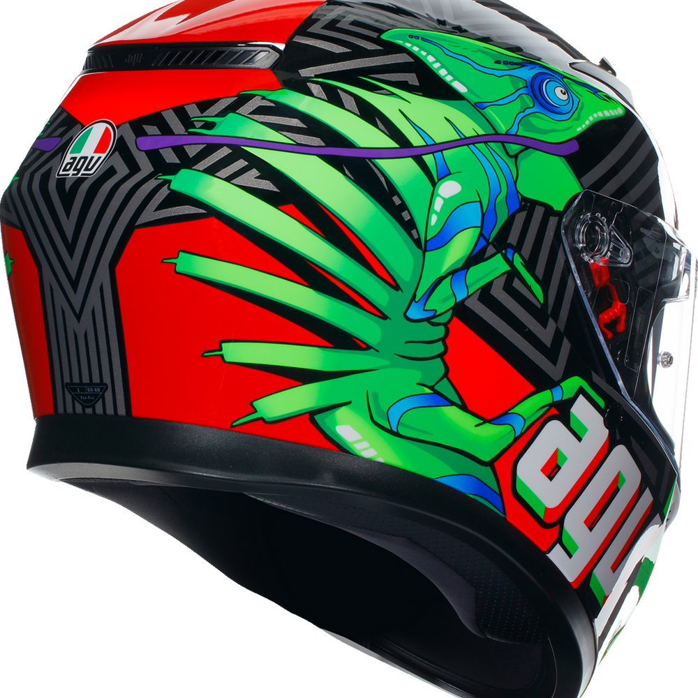 
                  
                    AGV K3 KAMLEON BLACK/RED/GREEN HELMET
                  
                