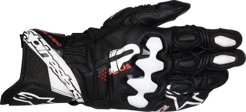 Alpinestars GP Plus R v3 Leather Gloves – Black / White